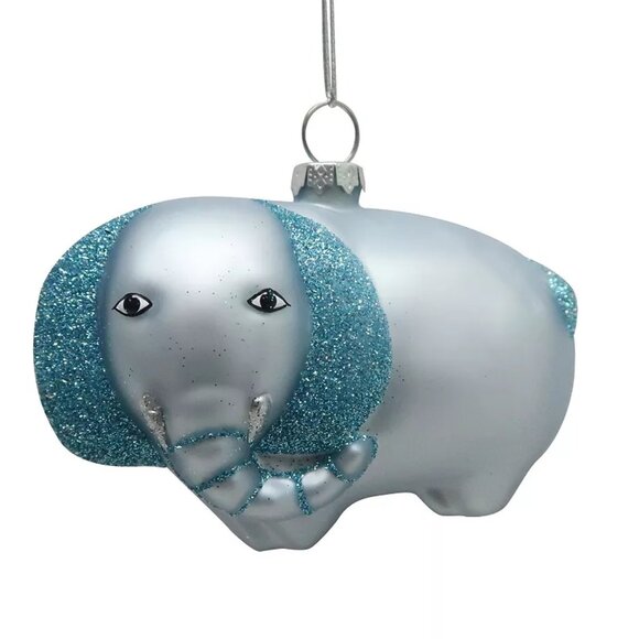 St. Nicholas Square Other - St. Nicholas Square® Glass Elephant Christmas Ornament